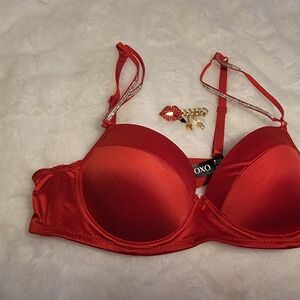 XOXO Scarlet Bra with Glittering Straps